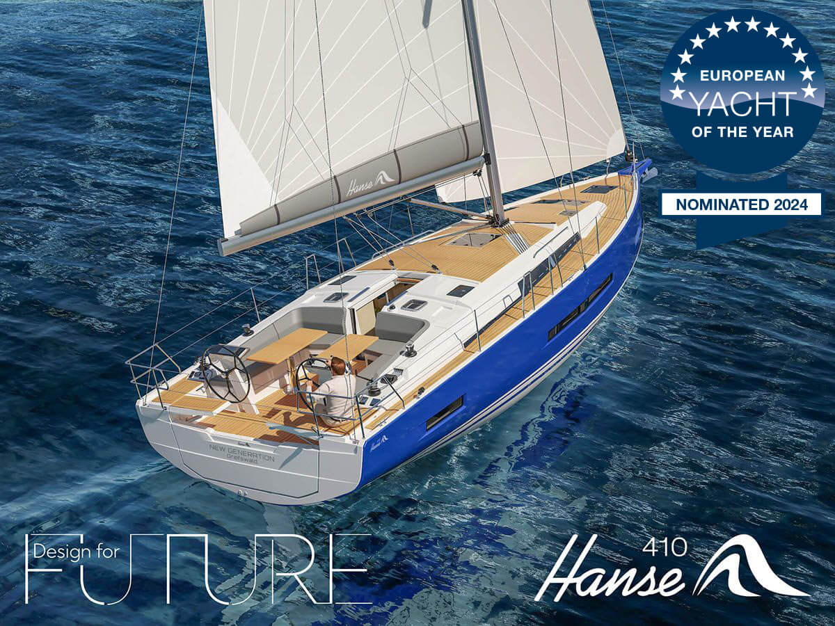 Hanse 410被提名为2024年欧洲年度游艇奖